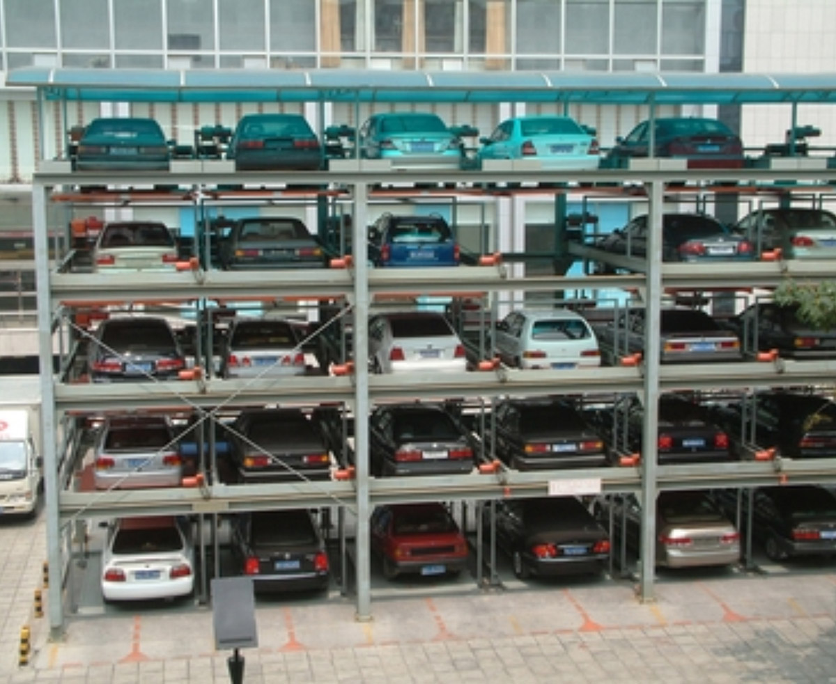 南江機(jī)械停車五層升降橫移智能車庫
